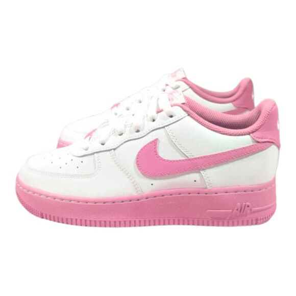 NIKE Air Force 1 Low 'White Magic Flamingo' Sneakers Size 6Y/W7.5 - Picture 3 of 11